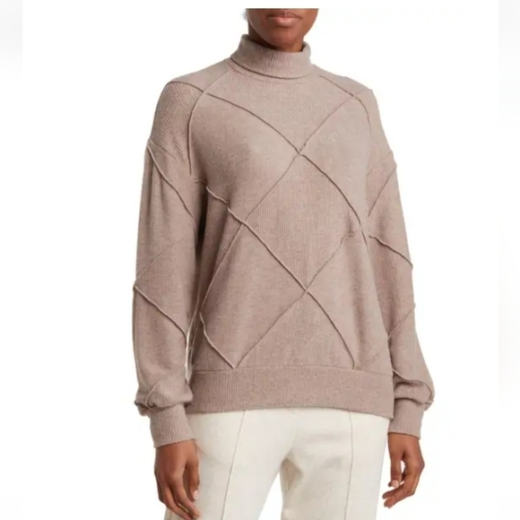 H by Bordeaux Pull Over Chic Sweater Size M - Picture 4 of 7